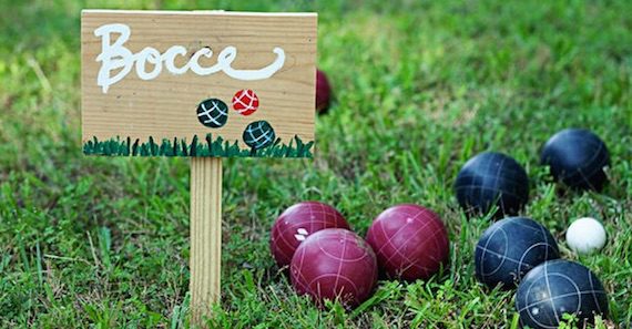bocce ball lawn