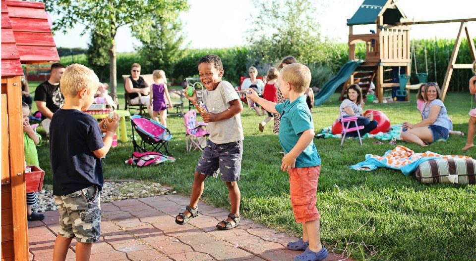 backyard fun provided by Courts and Greens in Bakersfield