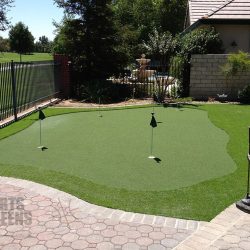 per cured putting green installed by Courts and greens in Bakersfield